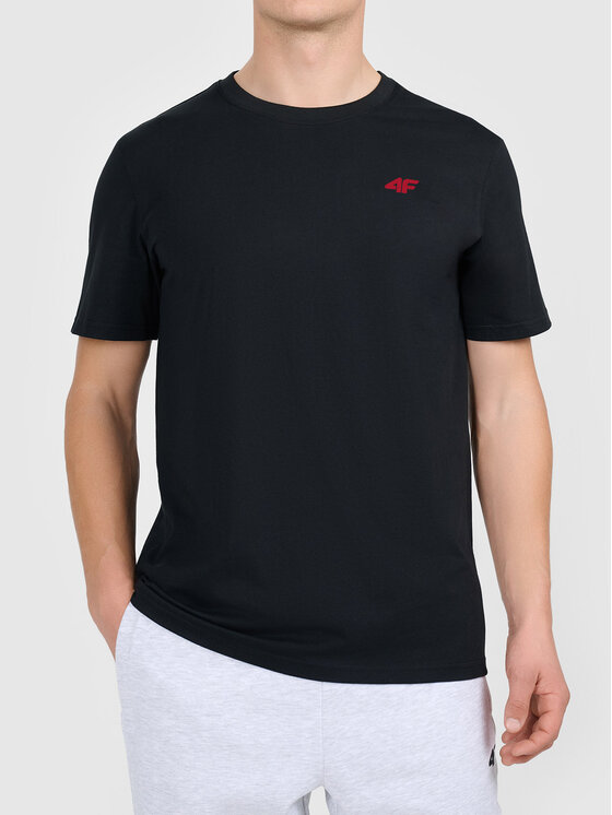 4F 4F T-Shirt 4FWAW26TTSHM3578-020S Czarny Active Fit