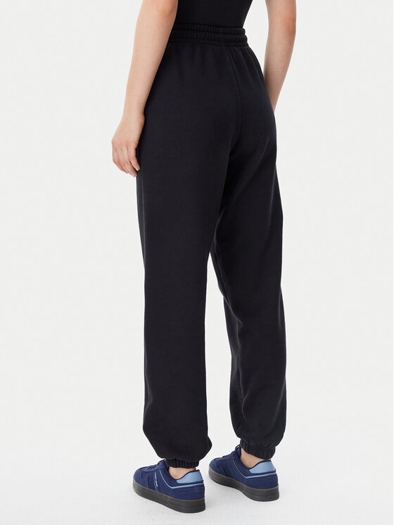 Tommy Jeans Tommy Jeans Teplákové kalhoty Script DW0DW20670 Černá Relaxed Fit