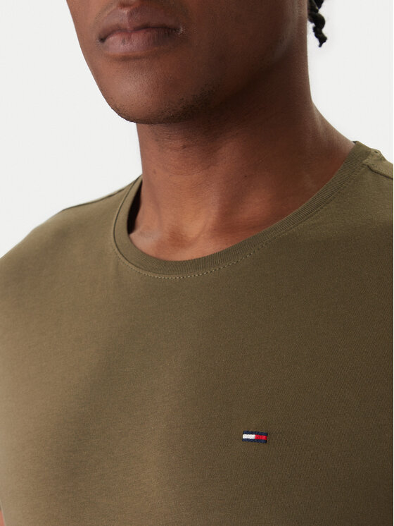 Tommy Jeans Tommy Jeans Póló DM0DM04411 Zöld Slim Fit