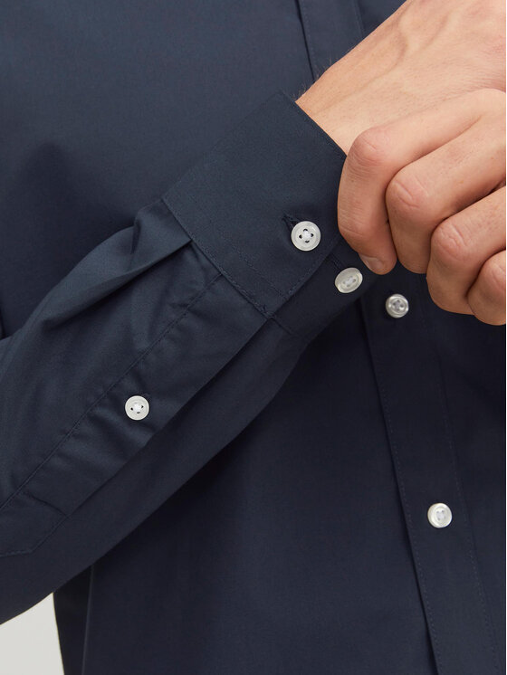 Jack&Jones Jack&Jones Särk 12187222 Tumesinine Slim Fit