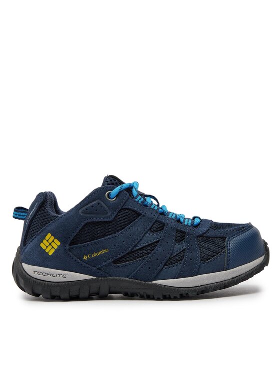 columbia chaussures de trekking redmond waterproof shoe 1719321 bleu marine