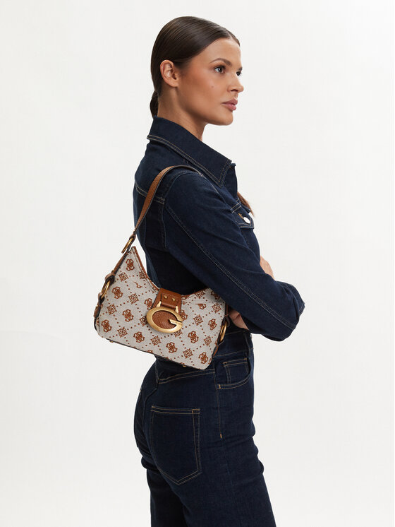 Guess Guess Kabelka Camden Mini HWJB93 08720 Hnědá