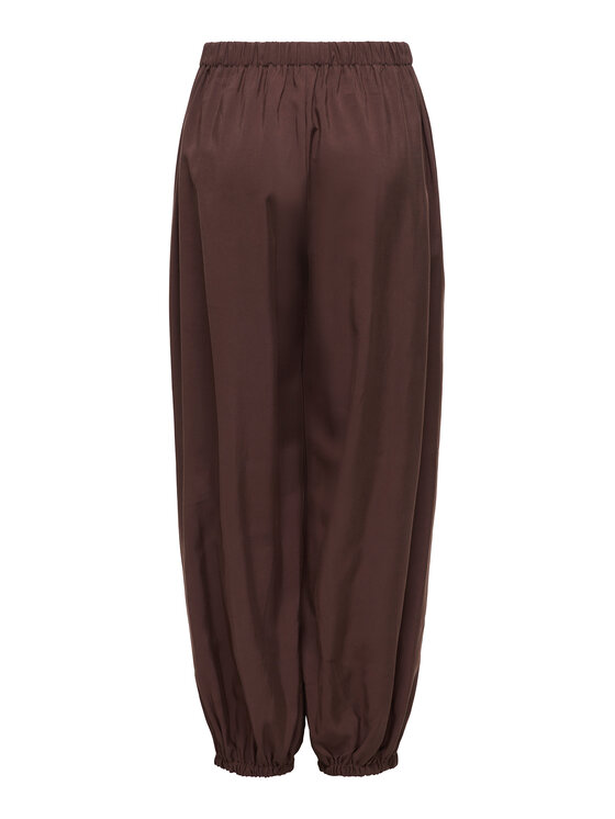 ONLY ONLY Παντελόνι υφασμάτινο Scarly 15380514 Καφέ Relaxed Fit
