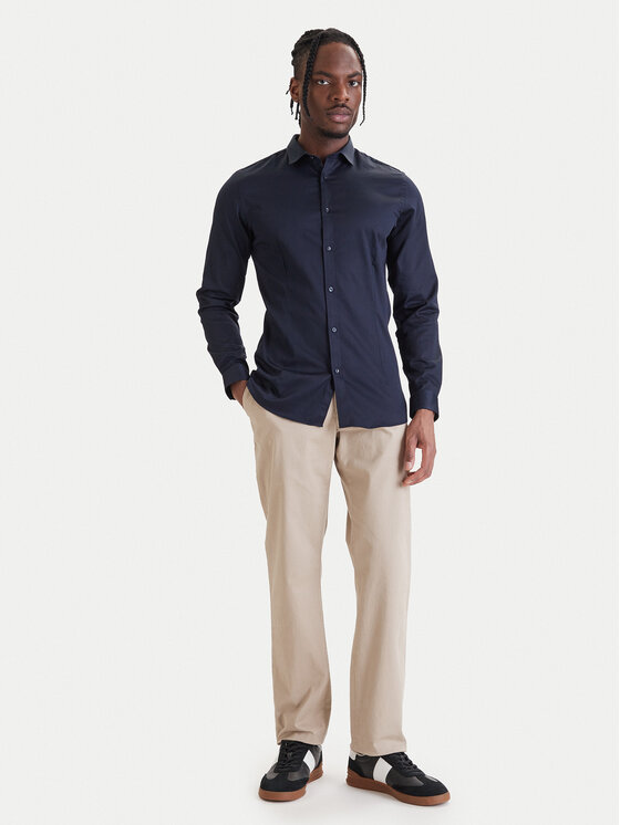 Jack & Jones Jack & Jones Košile Parma 12097662 Tmavomodrá Slim Fit