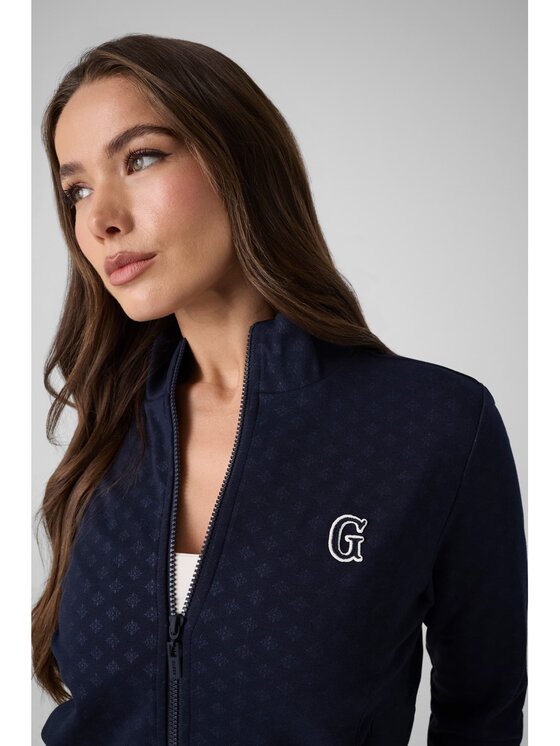 Guess Guess Bluza 183765 Niebieski jasny Classic Fit