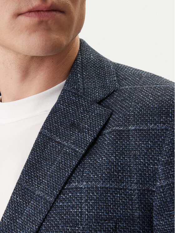 BOSS BOSS Преходно яке H-Hutson 50557205 Тъмносин Regular Fit