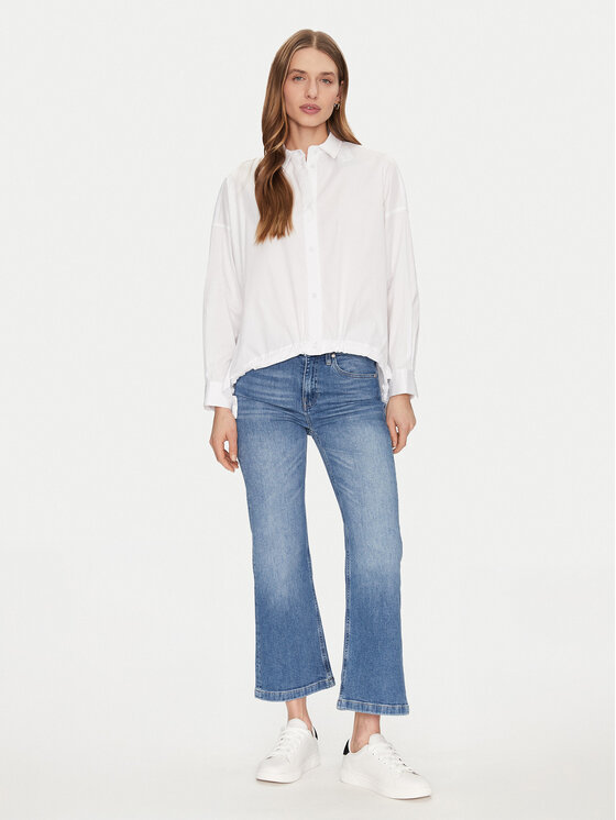 JOOP! JOOP! Koszula 58 B58Betty 10018868 30044803 Biały Loose Fit