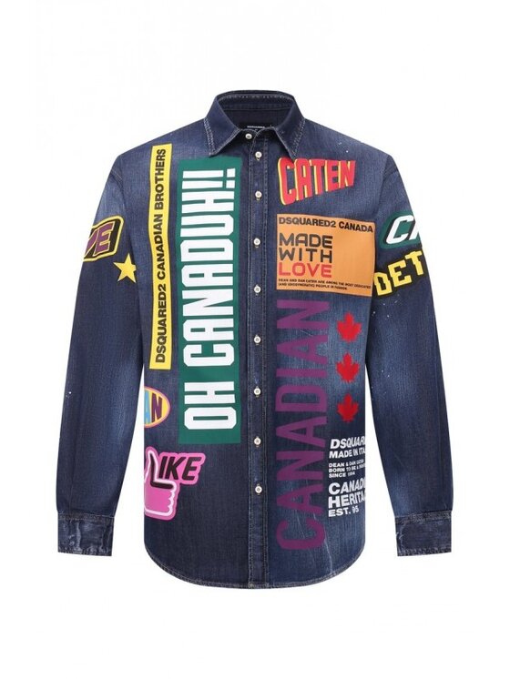 Dsquared2 Dsquared2 Košile S74DM0505 S30341 470 Barevná Regular Fit
