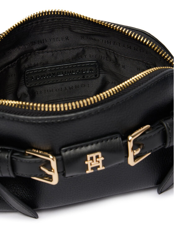 Tommy Hilfiger Tommy Hilfiger Torbica Th Buckle Micro Crossover AW0AW19511 Crna