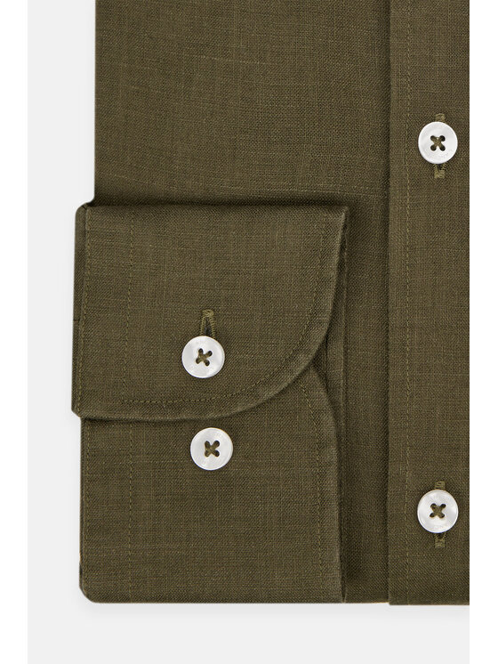 Lancerto Lancerto Koszula Edith KO000108555993 Zielony Slim Fit
