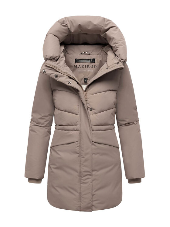 Marikoo Marikoo Kurtka zimowa Delilah Szary Regular Fit