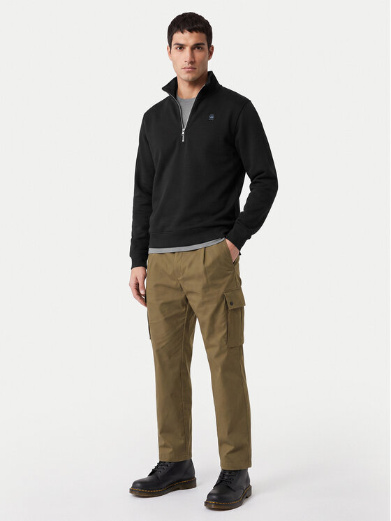 G-Star G-Star Raw Pulóver Premium D26459 C235 Fekete Regular Fit