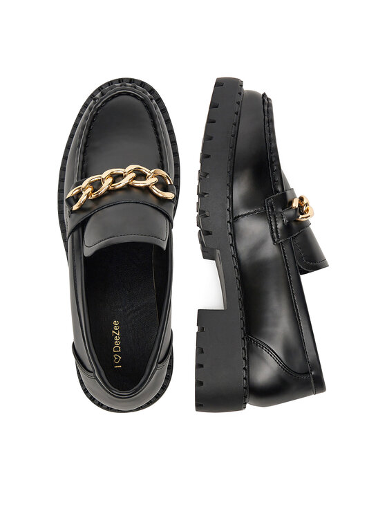 DeeZee DeeZee Loafersy ZAL62010D 1 Czarny