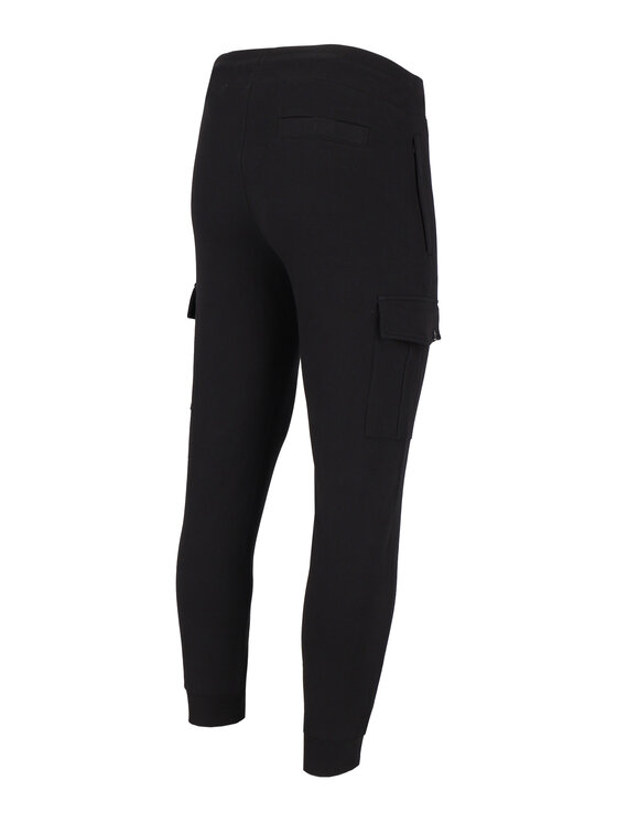 Volcano Volcano Spodnie dresowe N-CAVE Czarny Regular Fit