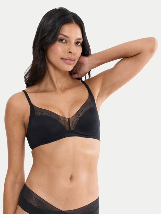 Triumph Triumph Сутиен без банели Breathe & Lift Smart 10226333 Черен