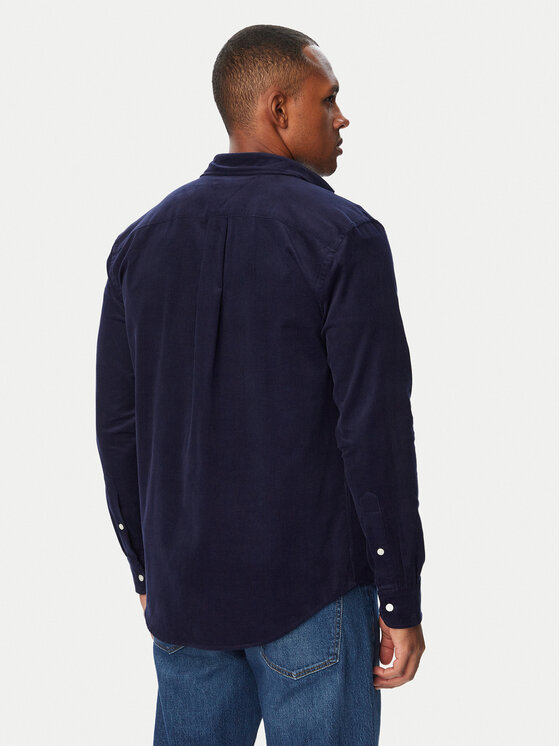 Tommy Hilfiger Tommy Hilfiger Särk Solid MW0MW40486 Tumesinine Regular Fit