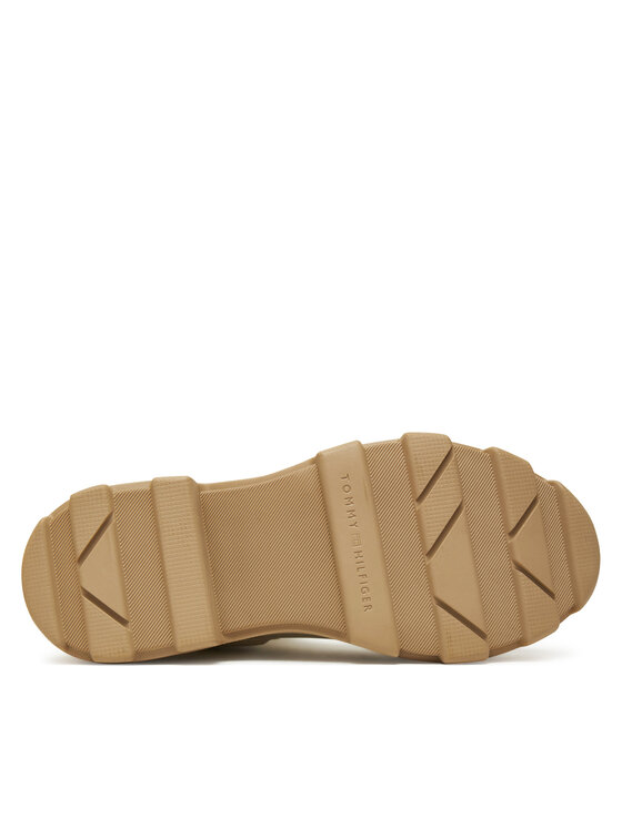 Tommy Hilfiger Tommy Hilfiger Гумени ботуши Rubber Flag Cleated FW0FW08637 Бежов