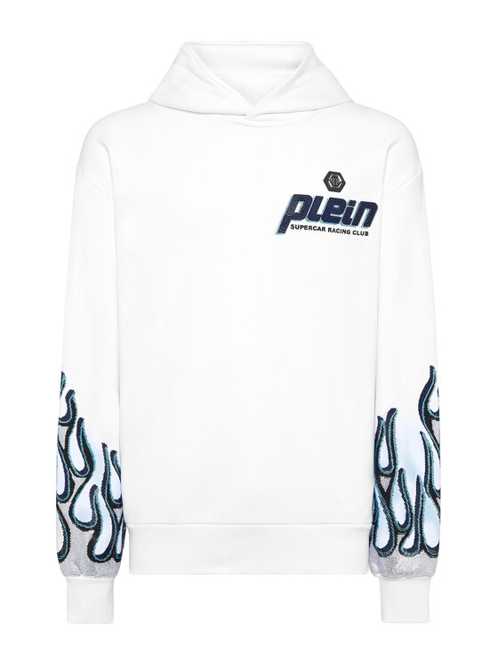 PHILIPP PLEIN PHILIPP PLEIN Bluza 22629 Biały Regular Fit
