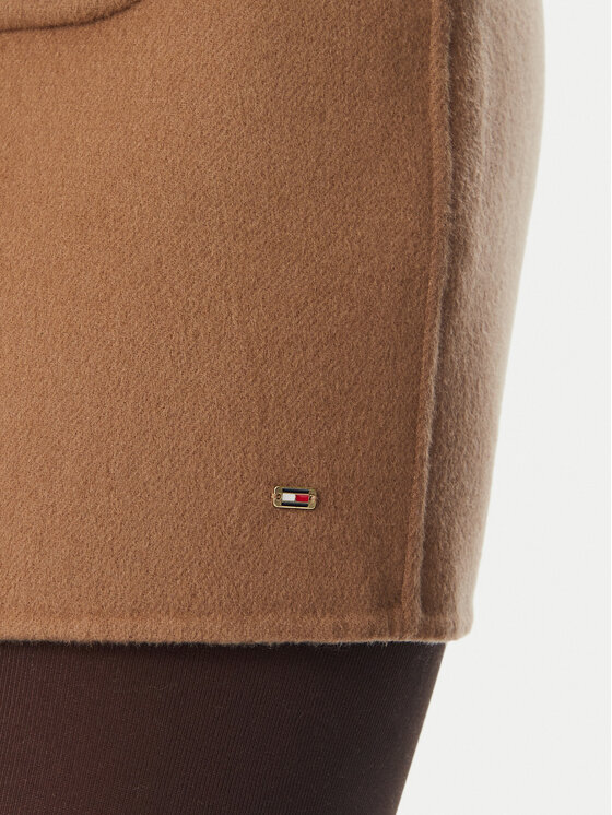 Tommy Hilfiger Tommy Hilfiger Minirock WW0WW52234 Hellbraun Regular Fit