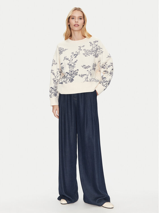 Munthe Munthe Džemperis Friede 251111825163 Smėlio Relaxed Fit