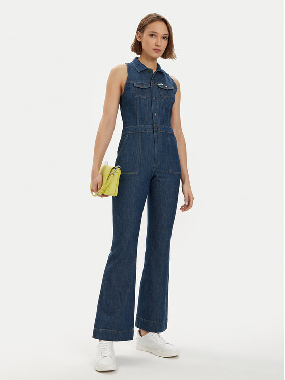 Wrangler Wrangler Kombinezon 112351045 Tamnoplava Slim Fit