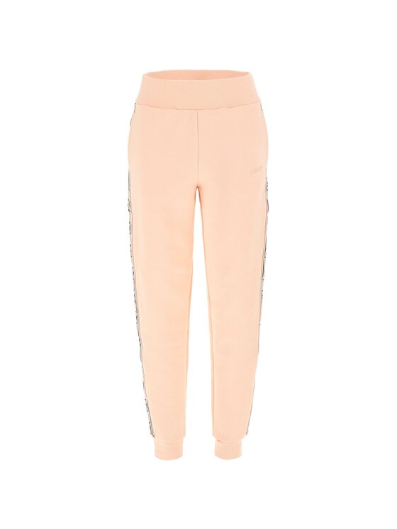 Guess Guess Spodnie materiałowe 147809 Różowy Slim Fit
