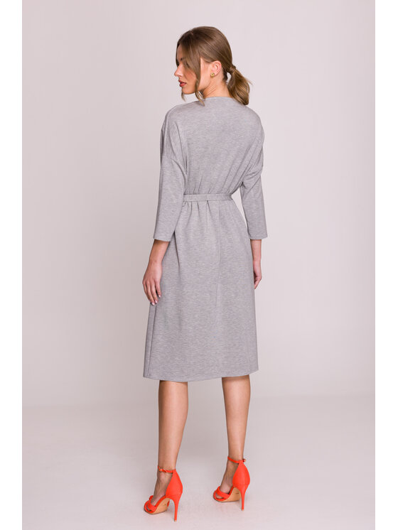 Stylove Stylove Sukienka wieczorowa S403 Szary Premium Fit