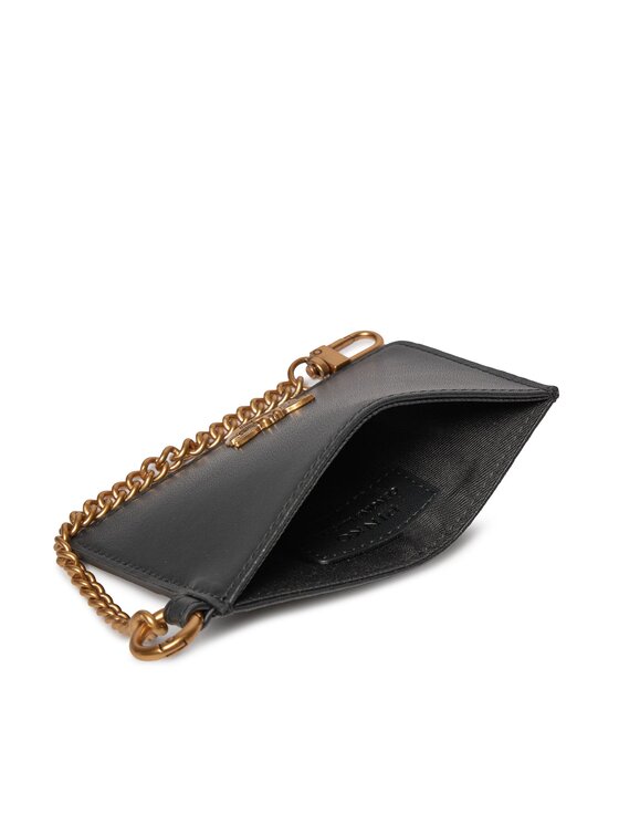 PINKO Pinko Puzdro na kreditné karty Cardholder Chain PE 24 PCPL 102748 A0F1 Čierna