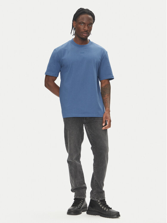HUGO HUGO T-krekls Dapolino 50488330 Zils Relaxed Fit