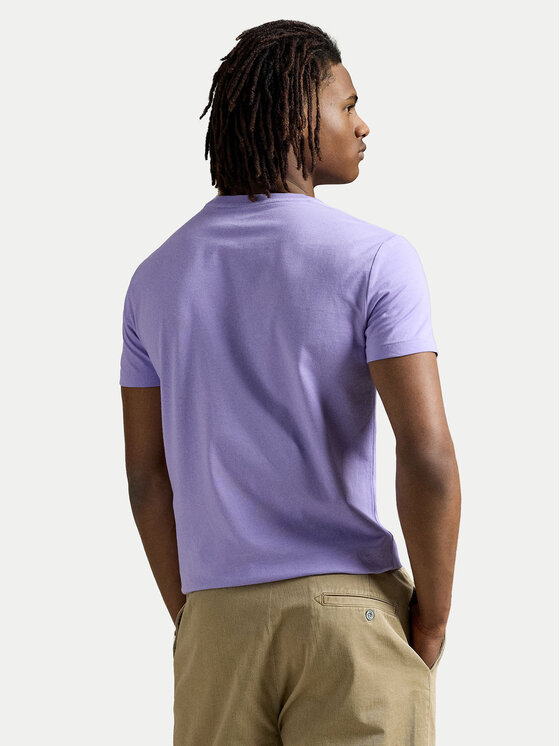 Polo Ralph Lauren Polo Ralph Lauren T-Shirt 710671438434 Fialová Custom Slim Fit