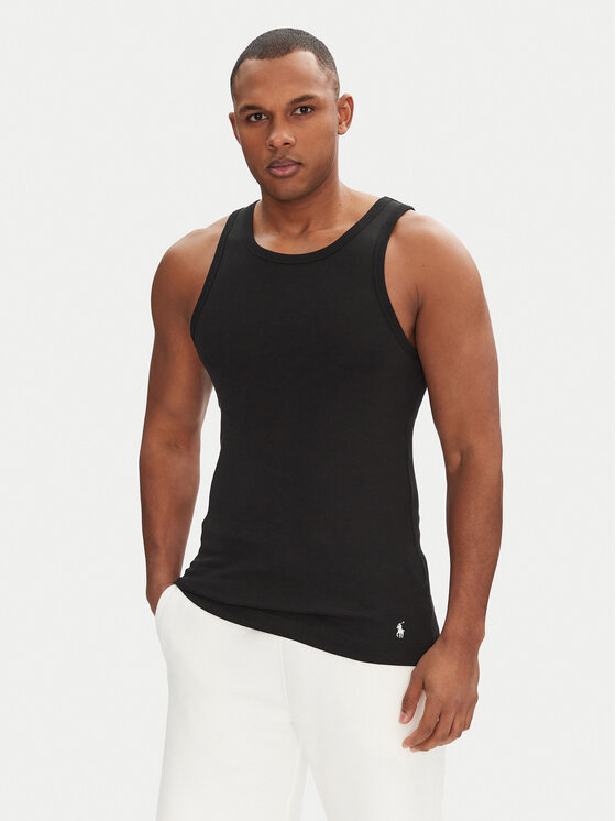 Polo Ralph Lauren Polo Ralph Lauren Набір 2 майок 714959333001 Чорний Slim Fit