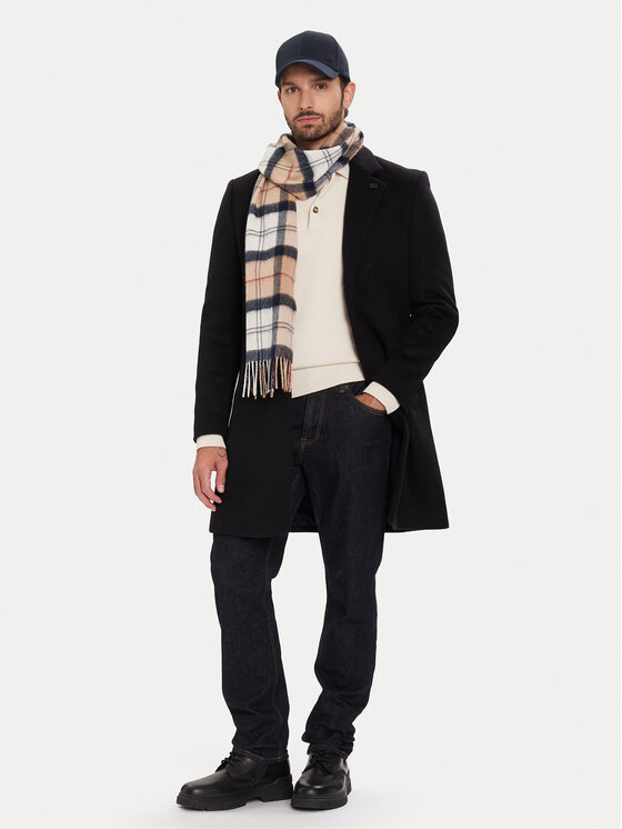 Tommy Hilfiger Tommy Hilfiger Вовняне пальто MW0MW40768 Чорний Regular Fit