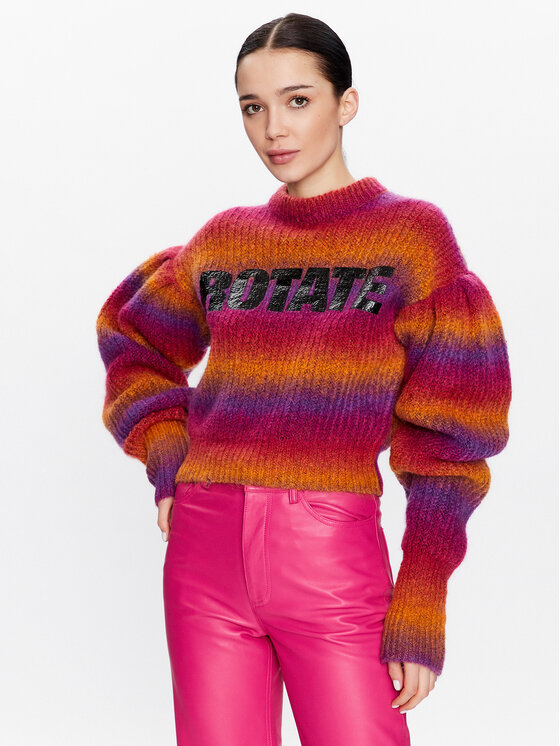 ROTATE Džemper Mohair Knit RT2403 Šarena Regular Fit