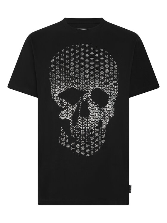 PHILIPP PLEIN PHILIPP PLEIN T-Shirt 29725 Czarny Regular Fit