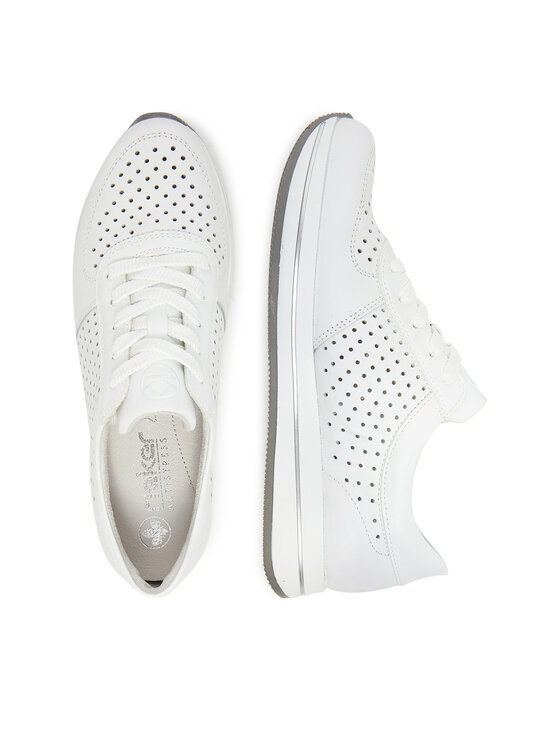 Rieker Rieker Sneakersy N4515-80 Bílá