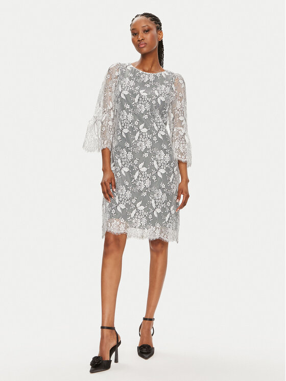 Bruuns Bazaar Bruuns Bazaar Sukienka koktajlowa Majah BBW3837 Écru Regular Fit