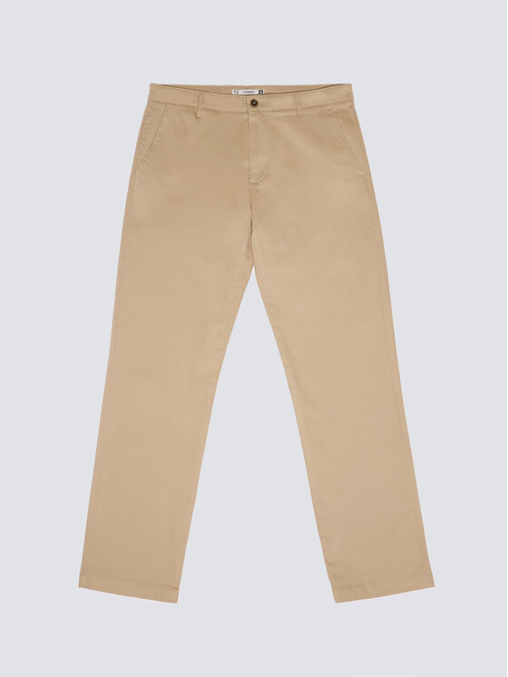 BIG STAR BIG STAR Chinosy TREVOR Beżowy Slim Fit