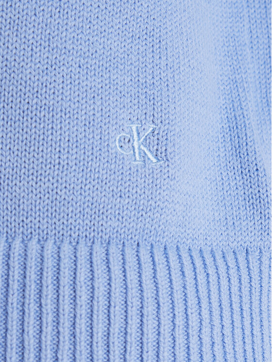 Calvin Klein Calvin Klein Svetr LV047D305G Modrá Relaxed Fit