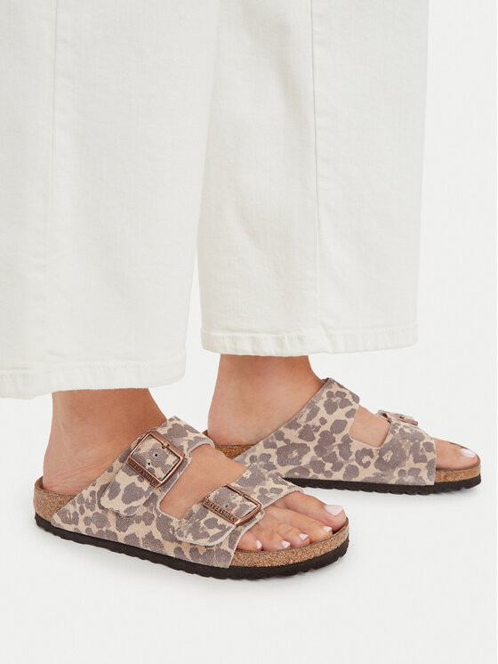 Birkenstock Birkenstock Чехли Arizona Print 1033330 Светлокафяв