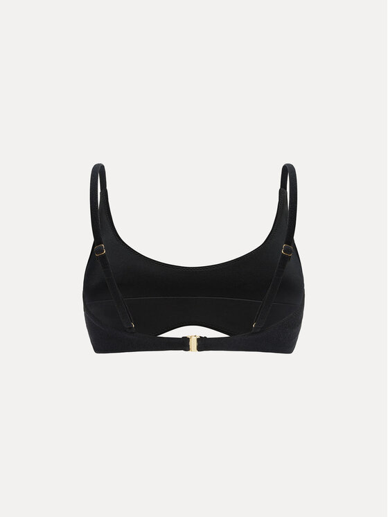 La Mania La Mania Top AURORA Nero Classic Fit