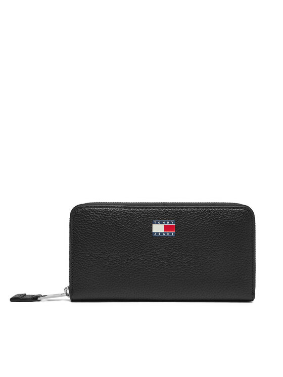 Portofel Mare pentru Bărbați Tommy Jeans Tjw Must Large Za AW0AW17585 Negru