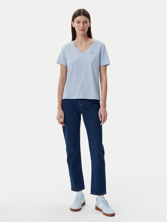 Gant Gant Tricou Shield 4200750 Albastru Regular Fit