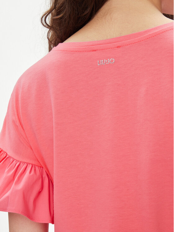 Liu Jo Liu Jo Bluzka MA4345 J6308 Różowy Relaxed Fit