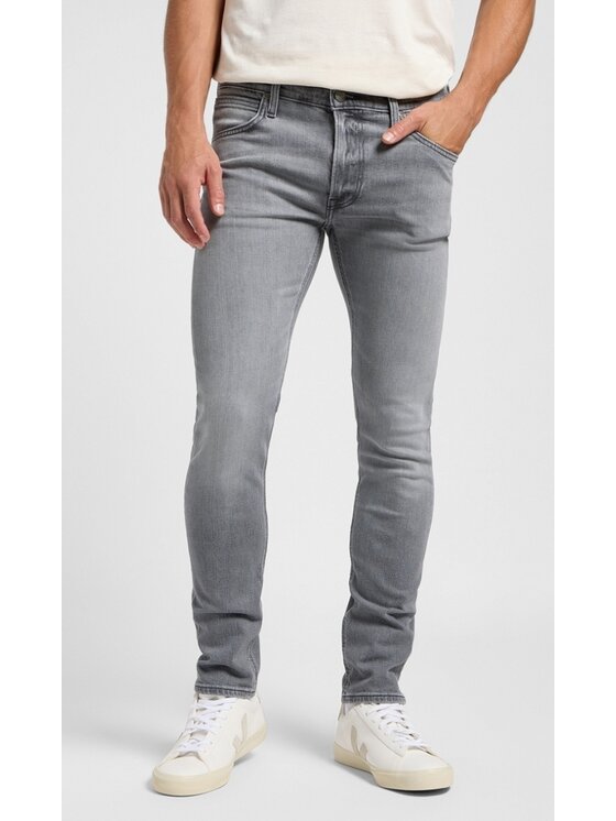 Lee Lee Jeansy Luke Szary Slim Fit