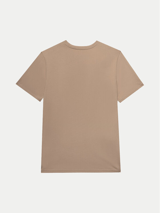 4F 4F T-shirt 4FWSS24TTSHM1155 Beige Regular Fit