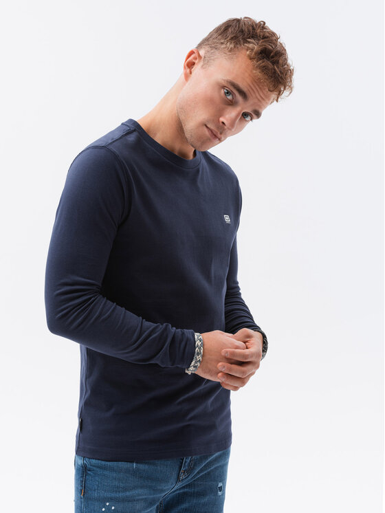 Ombre Ombre Longsleeve Z40 Biały Regular Fit