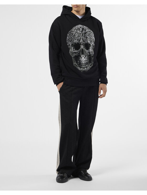 PHILIPP PLEIN PHILIPP PLEIN Bluza 25949 Czarny Regular Fit