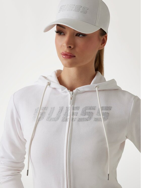 Guess Guess Bluza 172693 Biały Classic Fit