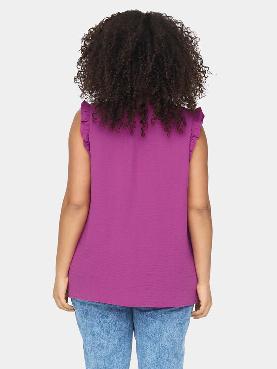 ONLY Carmakoma ONLY Carmakoma Marškinėliai 15284993 Violetinė Regular Fit