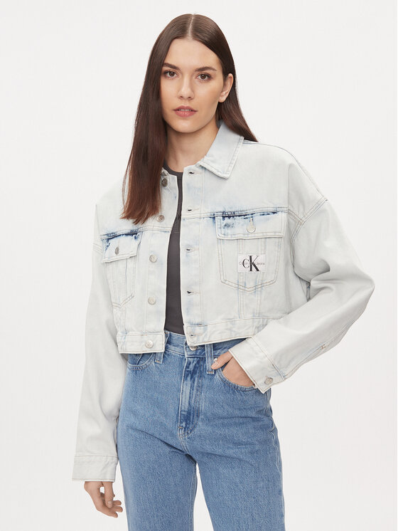 Calvin Klein Jeans Calvin Klein Jeans Jeans jakna J20J222874 Modra Oversize